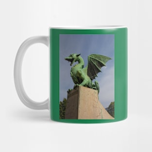 Dragon Bridge in Ljubljana, Slovenia Mug